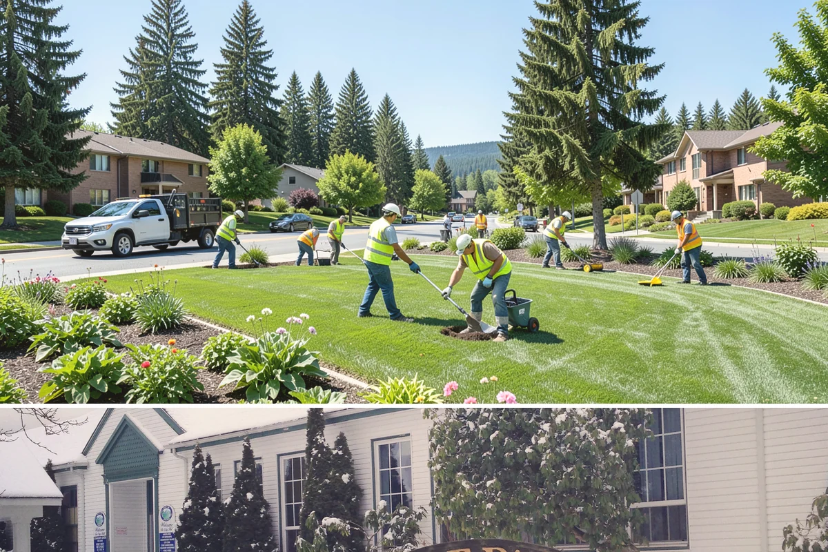 Public Building Washing in Pacific, King County, WA - Plan exterior washing for late spring through summer when drier weather improves results and slows regrowth of mildew and algae.
