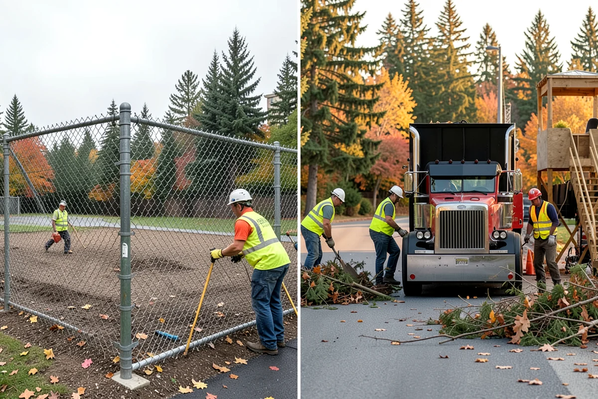 Public Building Washing in Puyallup, Pierce County, WA - Inspect facade materials, staining, and access constraints