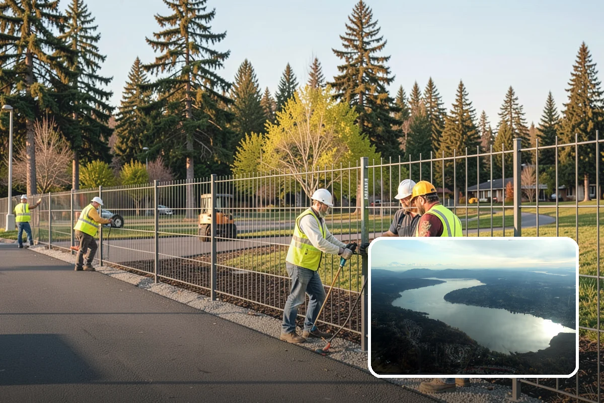 Public Building Washing in Sammamish, King County, WA - Reverses mildew and algae staining typical of the wet PNW climate