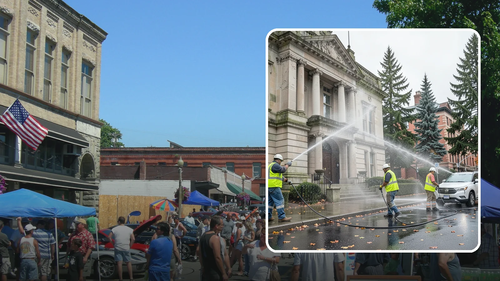 Public Building Washing in Snohomish, Snohomish County, WA - Soft-wash and pressure-clean the exteriors of city halls, libraries, and civic buildings to remove PNW mildew and staining.