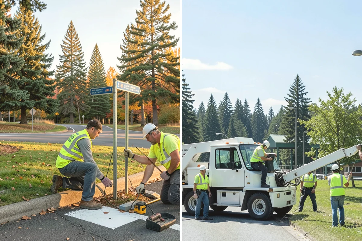 Public Building Washing in Steilacoom, Pierce County, WA - Inspect facade materials, staining, and access constraints