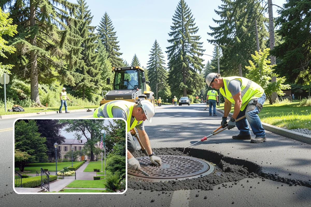Public Building Washing in Woodinville, King County, WA - Reverses mildew and algae staining typical of the wet PNW climate