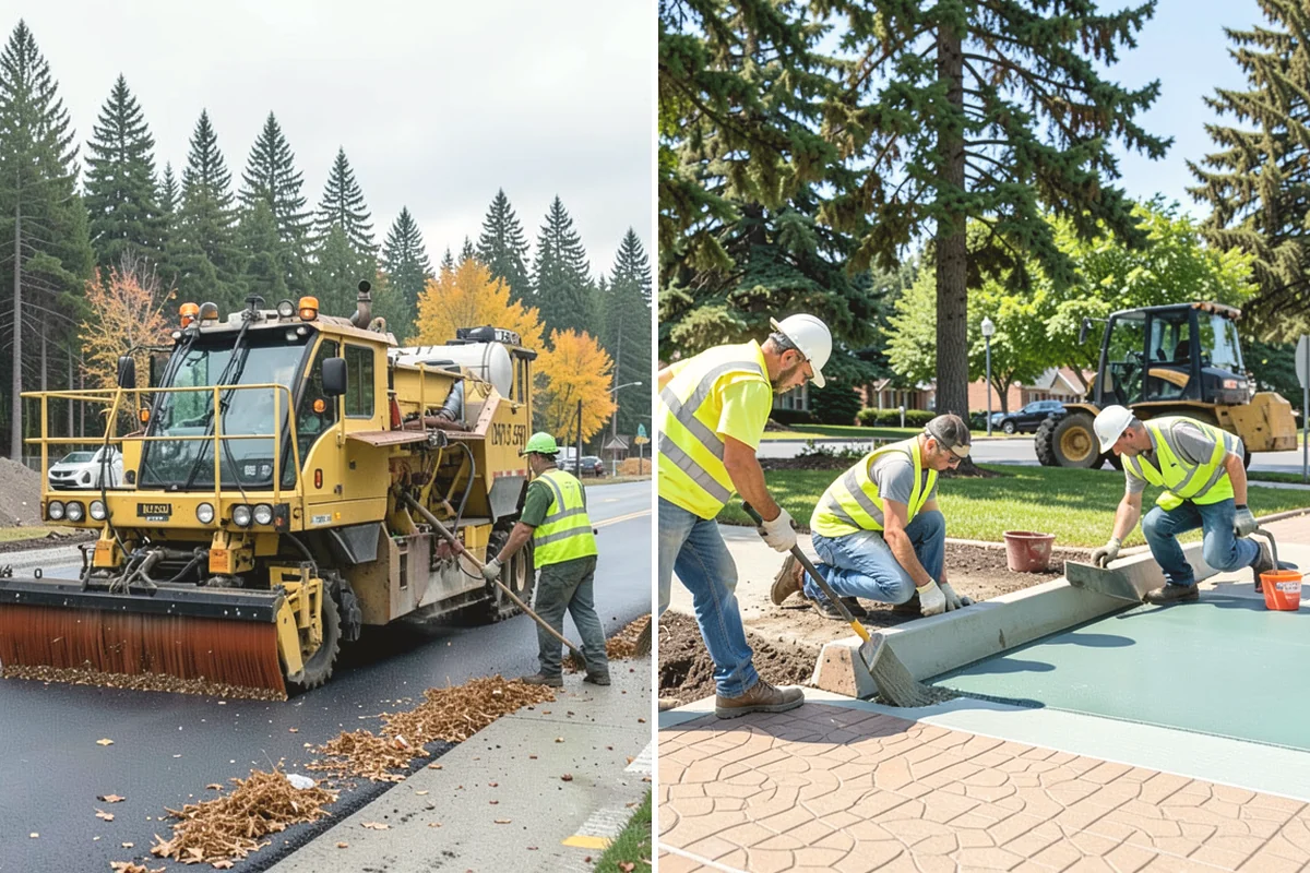 Public Building Washing in Yarrow Point, King County, WA - Inspect facade materials, staining, and access constraints