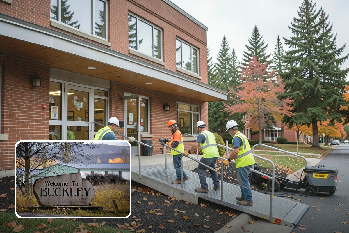Public Facility Renovation in Buckley, Pierce County, WA - Extends the service life of aging public buildings