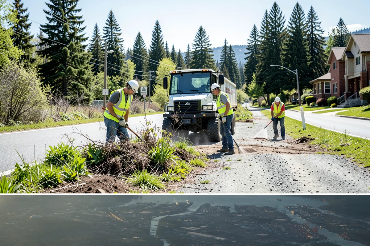 Public Facility Renovation in Fife, Pierce County, WA - Interior renovation proceeds year-round, while envelope and roofing components benefit from dry-season scheduling.