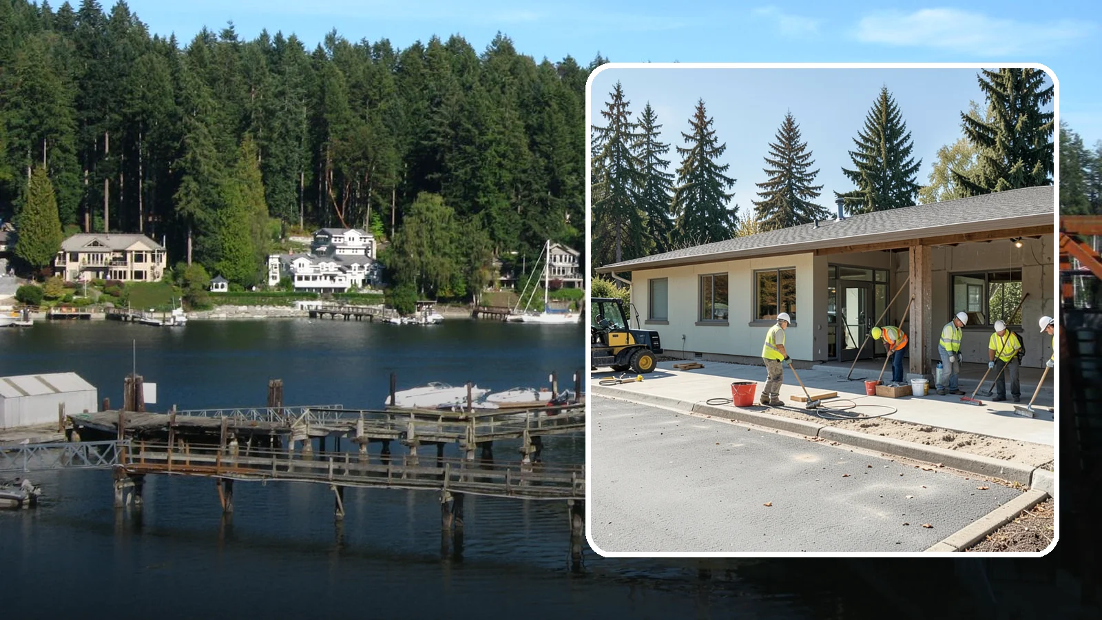 Public Facility Renovation in Gig Harbor, Pierce County, WA - Renovate aging public buildings to extend service life, improve accessibility, and modernize community spaces.