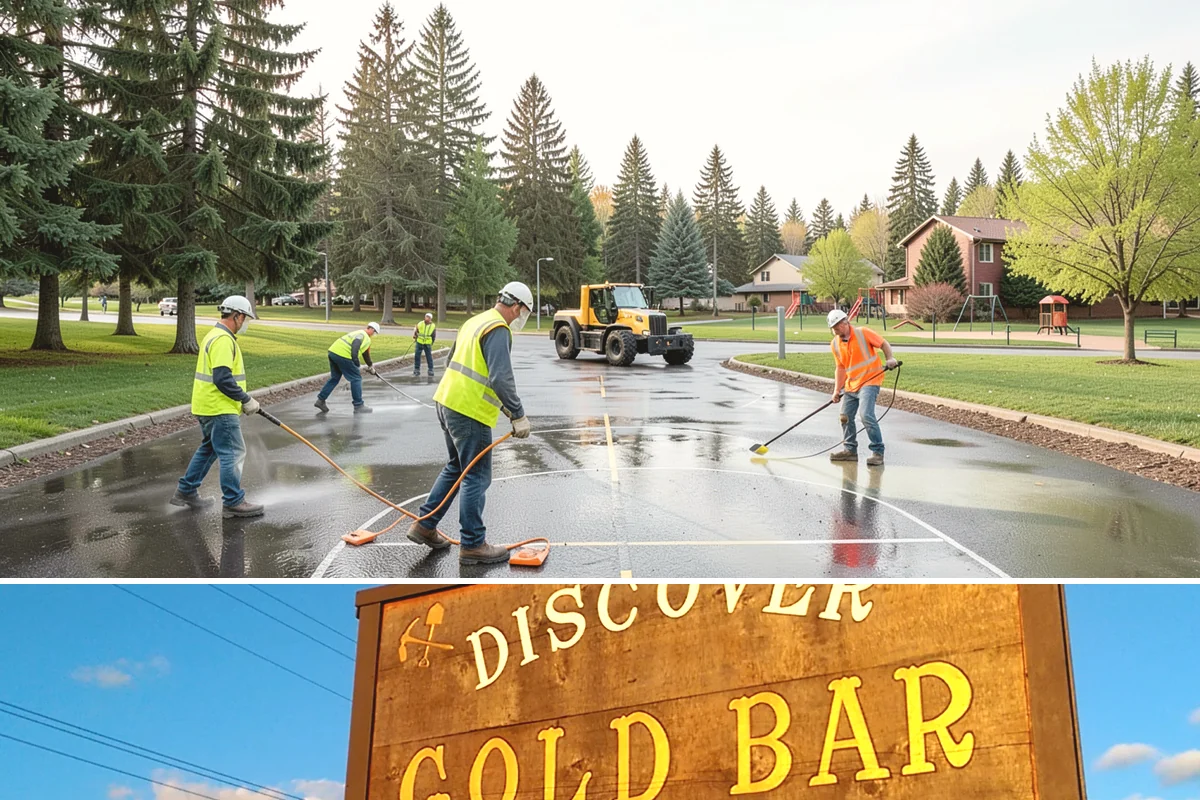 Public Facility Renovation in Gold Bar, Snohomish County, WA - Interior renovation proceeds year-round, while envelope and roofing components benefit from dry-season scheduling.