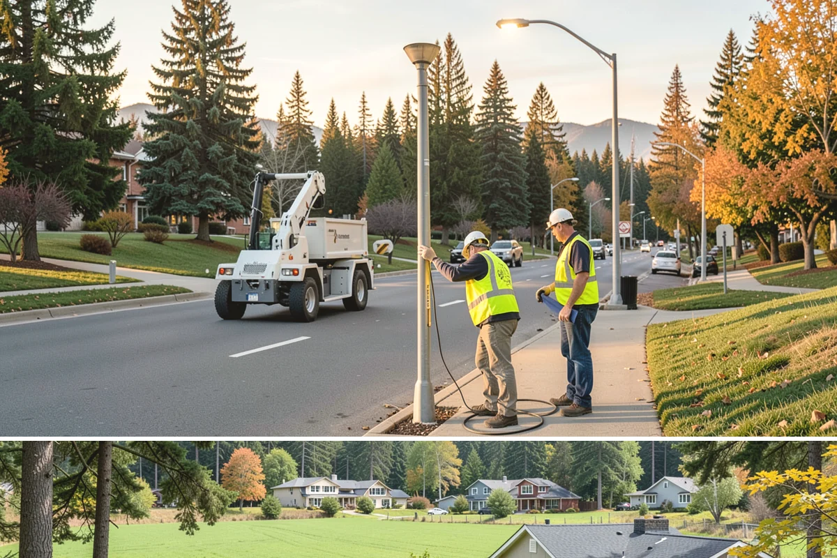 Public Facility Renovation in Lyman, Skagit County, WA - Interior renovation proceeds year-round, while envelope and roofing components benefit from dry-season scheduling.