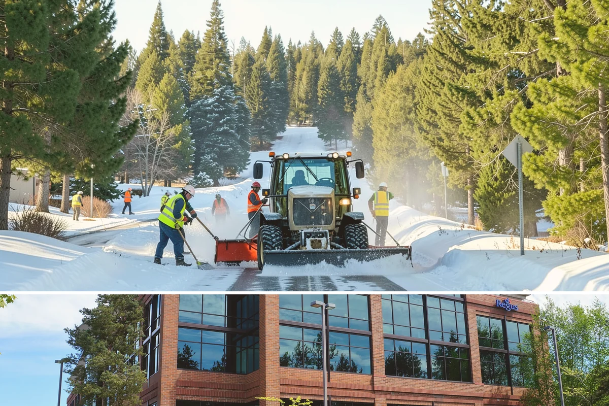 Public Facility Renovation in Mountlake Terrace, Snohomish County, WA - Interior renovation proceeds year-round, while envelope and roofing components benefit from dry-season scheduling.