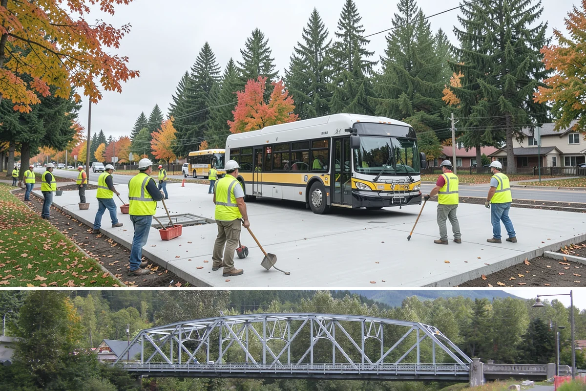 Public Facility Renovation in Skykomish, King County, WA - Interior renovation proceeds year-round, while envelope and roofing components benefit from dry-season scheduling.