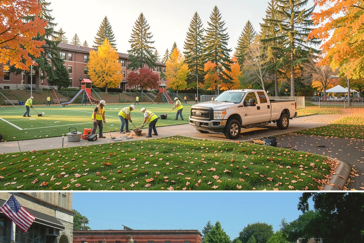 Public Facility Renovation in Snohomish, Snohomish County, WA - Interior renovation proceeds year-round, while envelope and roofing components benefit from dry-season scheduling.