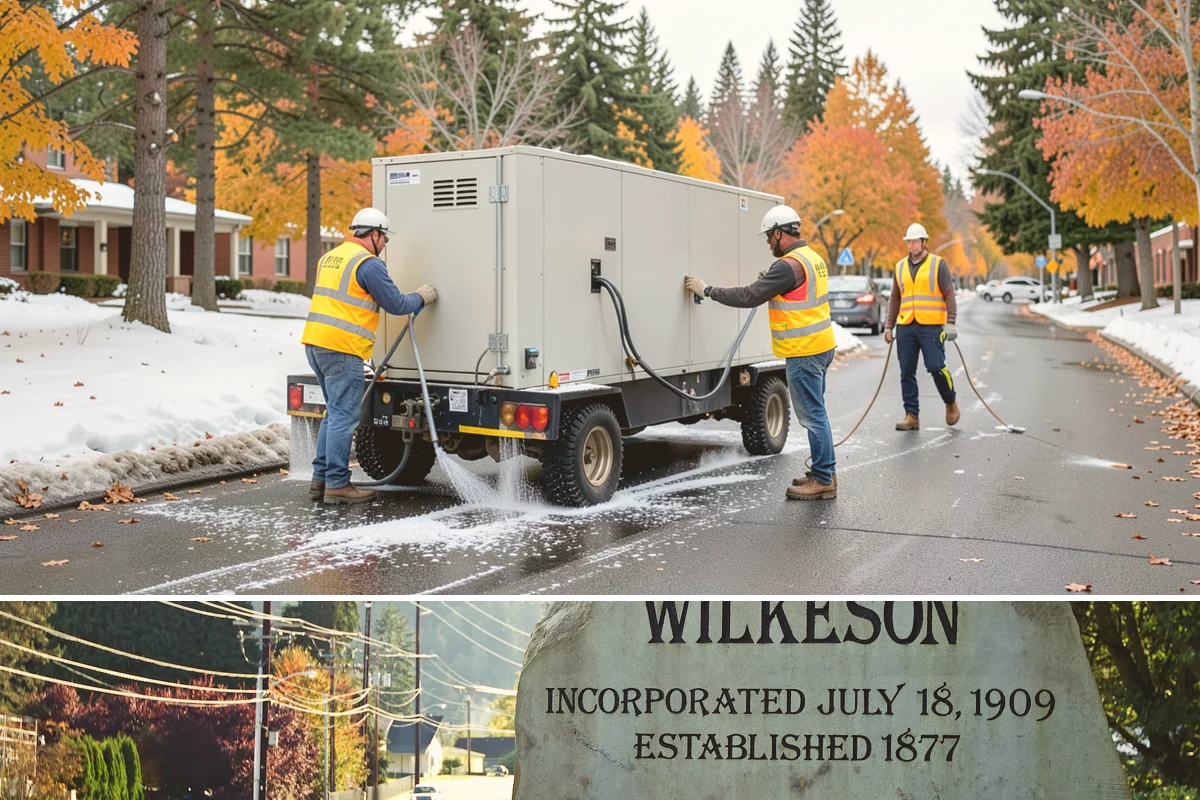 Public Facility Renovation in Wilkeson, Pierce County, WA - Interior renovation proceeds year-round, while envelope and roofing components benefit from dry-season scheduling.