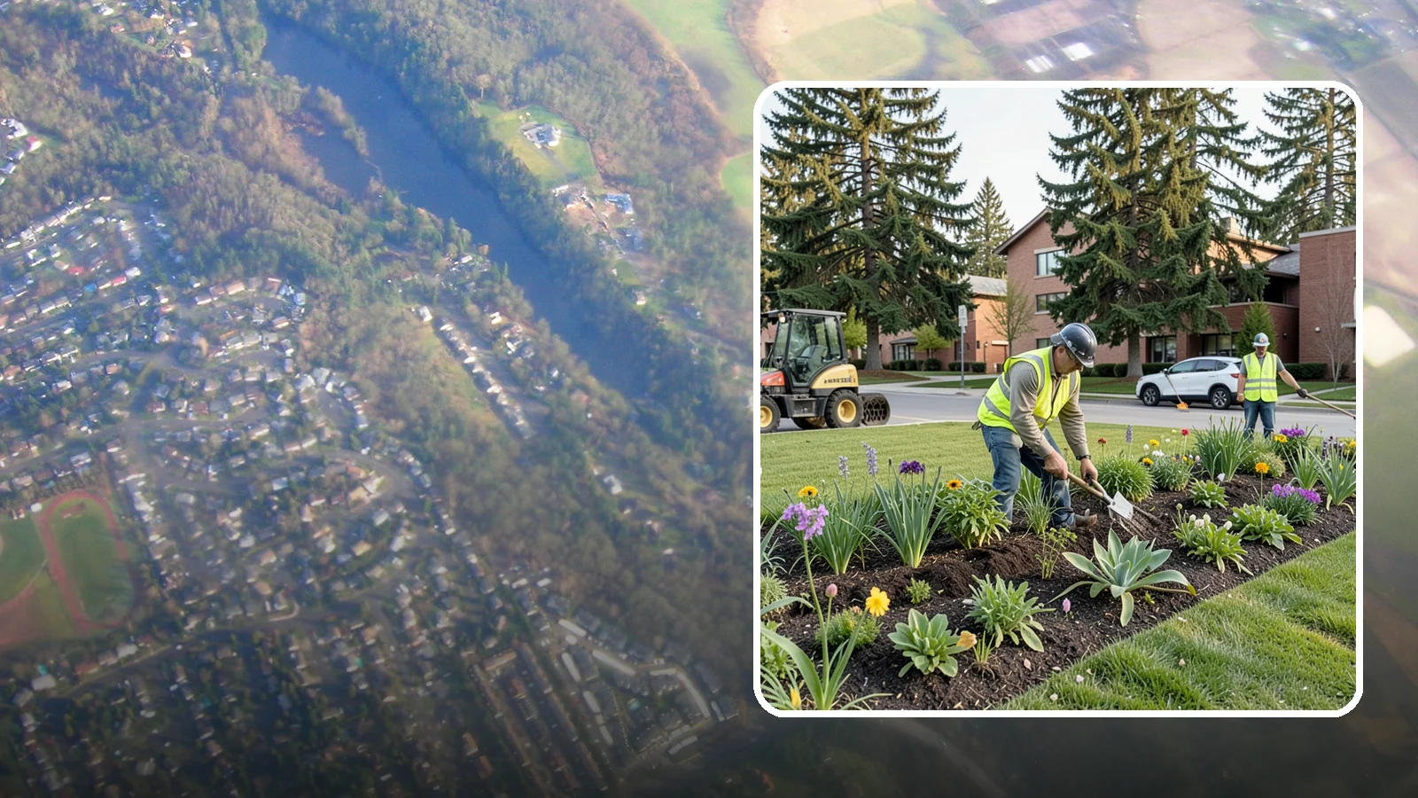 Public Flower Bed Maintenance in Algona, King County, WA - Ongoing care of civic flower beds that keeps public displays healthy, colorful, and weed-free.