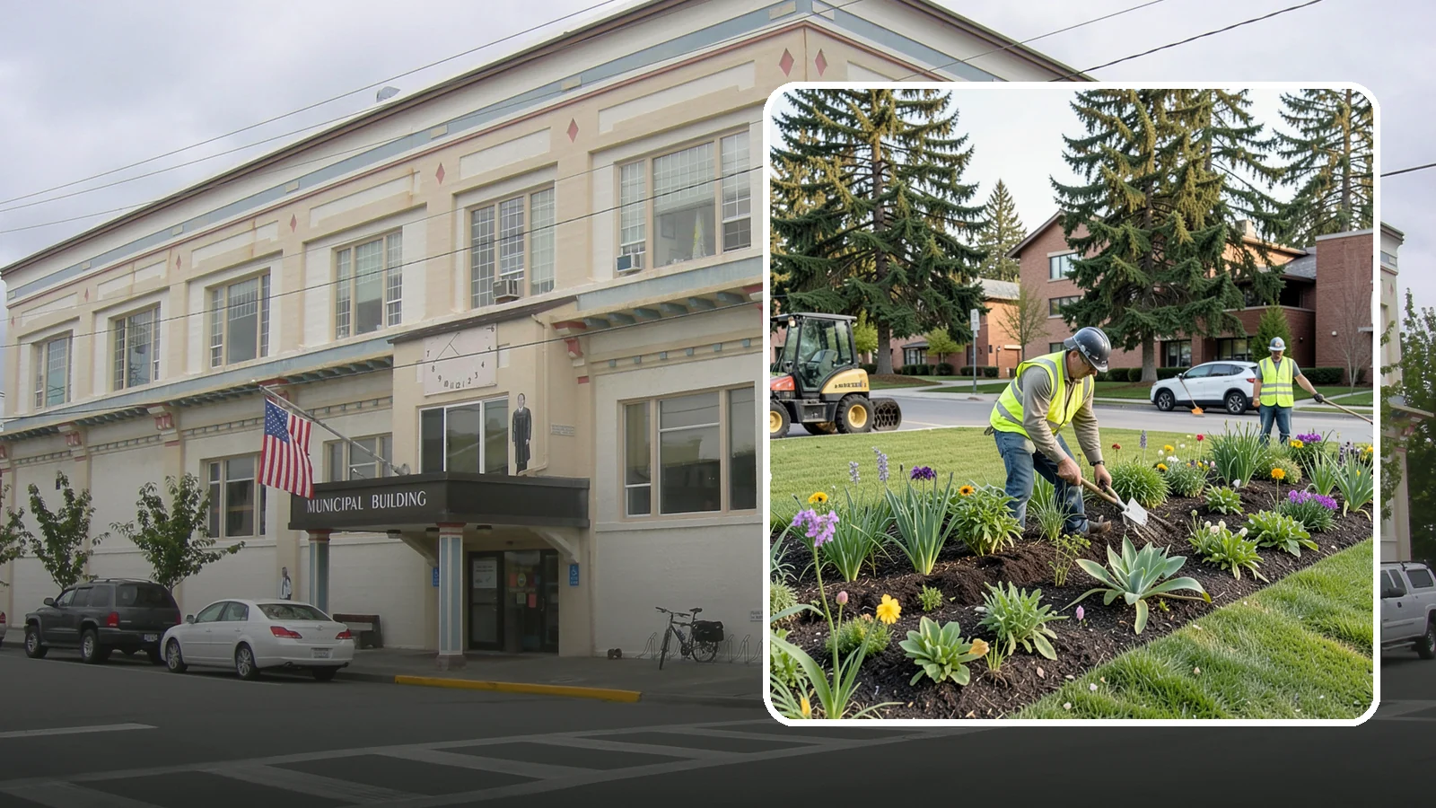 Public Flower Bed Maintenance in Anacortes, Skagit County, WA - Ongoing care of civic flower beds that keeps public displays healthy, colorful, and weed-free.