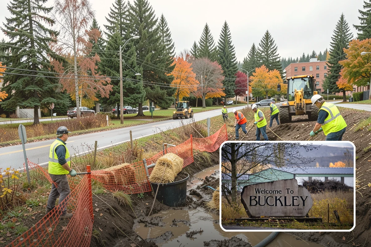 Public Flower Bed Maintenance in Buckley, Pierce County, WA - Healthy, high-impact displays at prominent civic locations