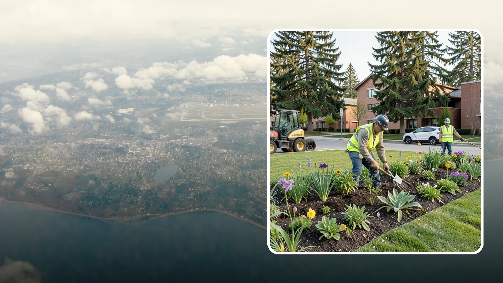 Public Flower Bed Maintenance in Burien, King County, WA - Ongoing care of civic flower beds that keeps public displays healthy, colorful, and weed-free.