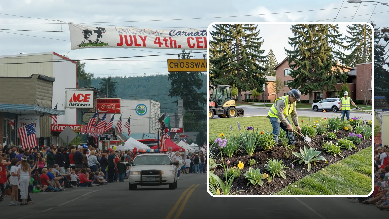 Public Flower Bed Maintenance in Carnation, King County, WA - Ongoing care of civic flower beds that keeps public displays healthy, colorful, and weed-free.