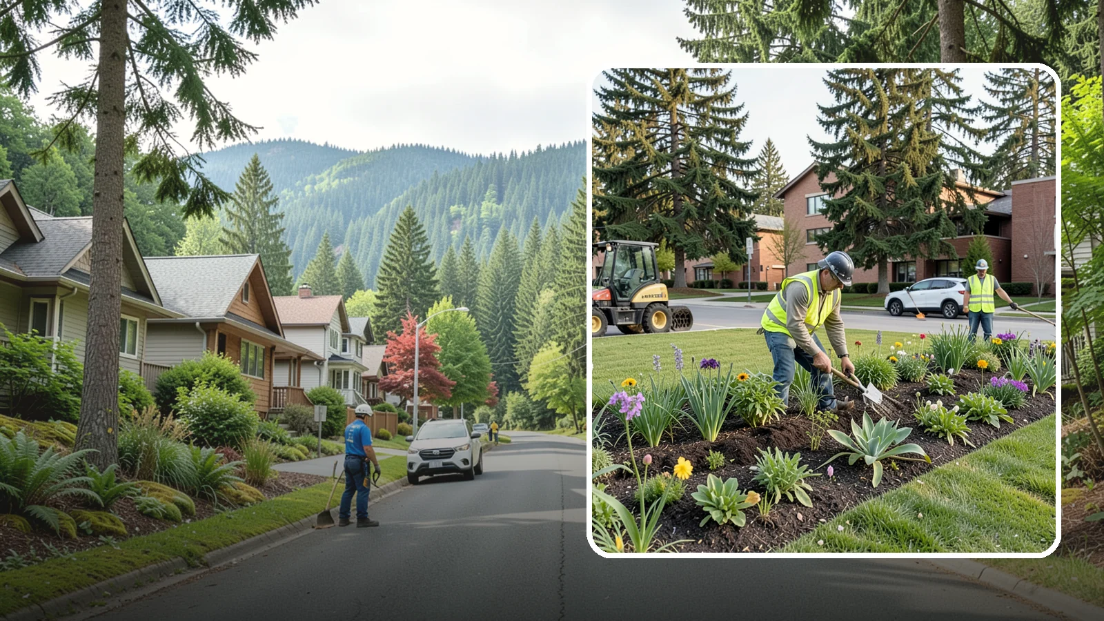 Public Flower Bed Maintenance in Darrington, Snohomish County, WA - Ongoing care of civic flower beds that keeps public displays healthy, colorful, and weed-free.