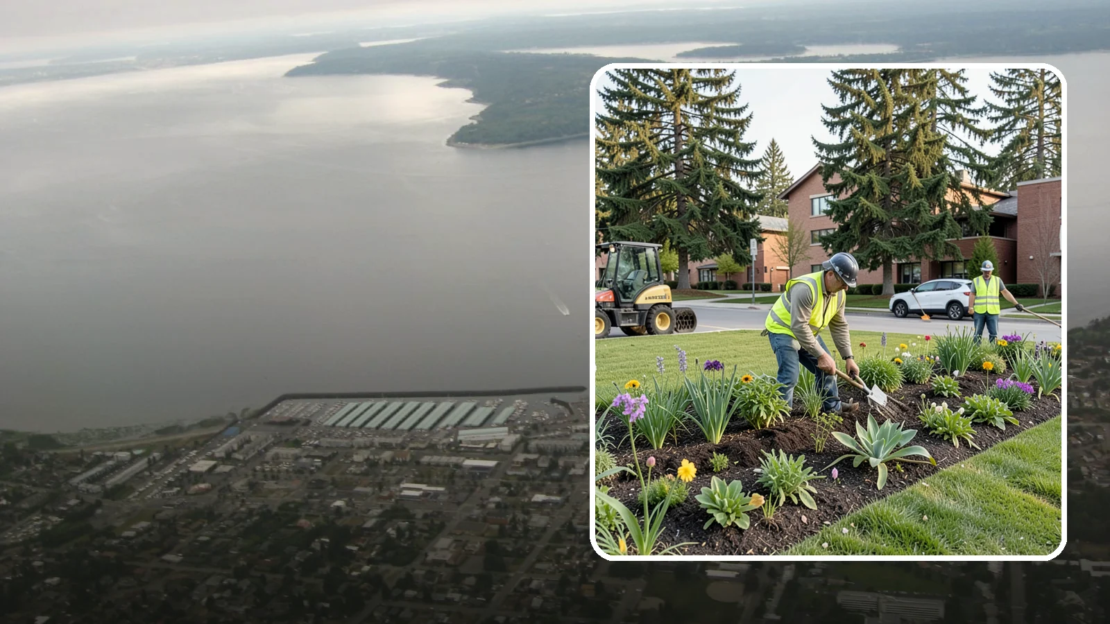Public Flower Bed Maintenance in Des Moines, King County, WA - Ongoing care of civic flower beds that keeps public displays healthy, colorful, and weed-free.