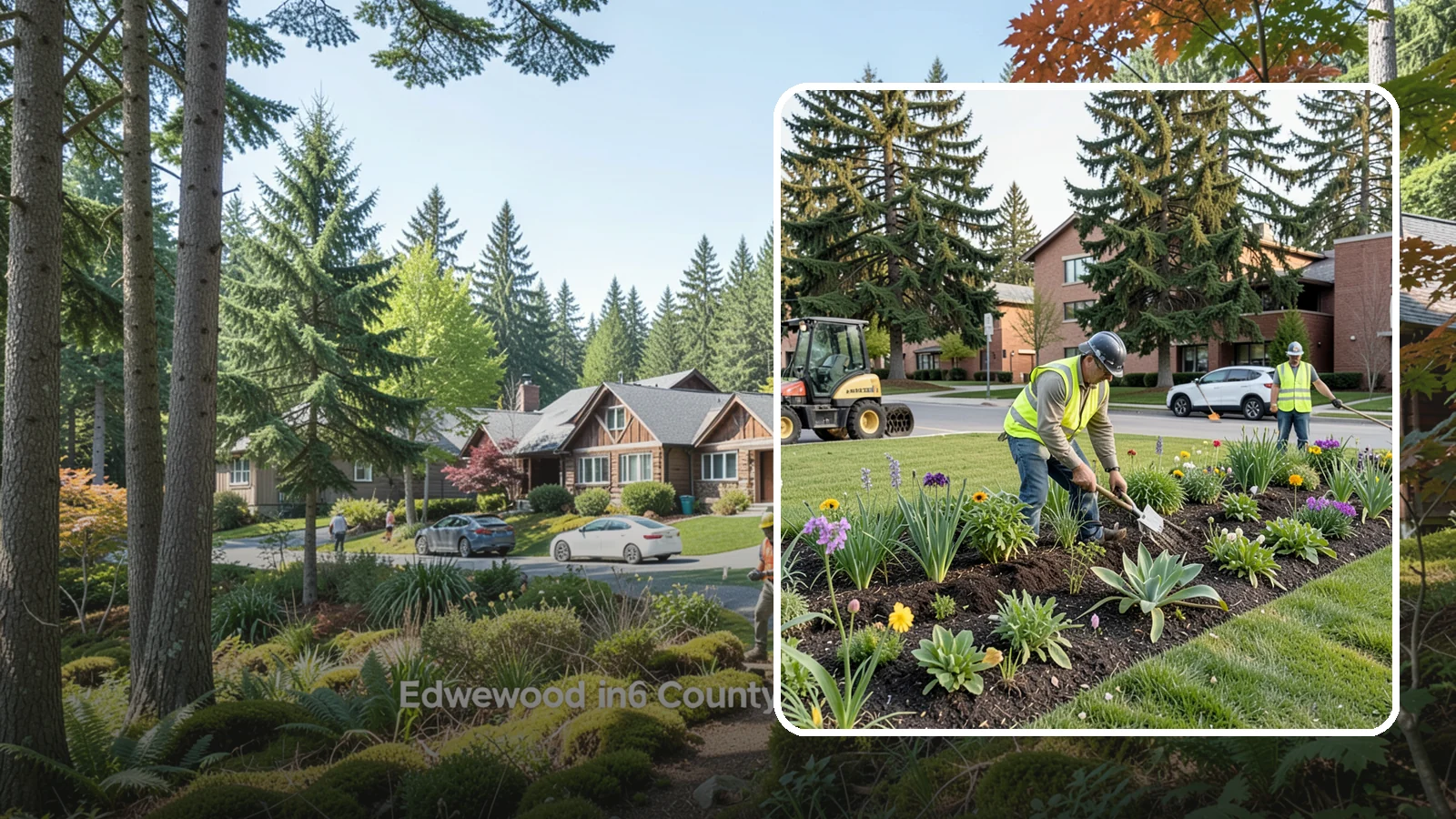 Public Flower Bed Maintenance in Edgewood, Pierce County, WA - Ongoing care of civic flower beds that keeps public displays healthy, colorful, and weed-free.