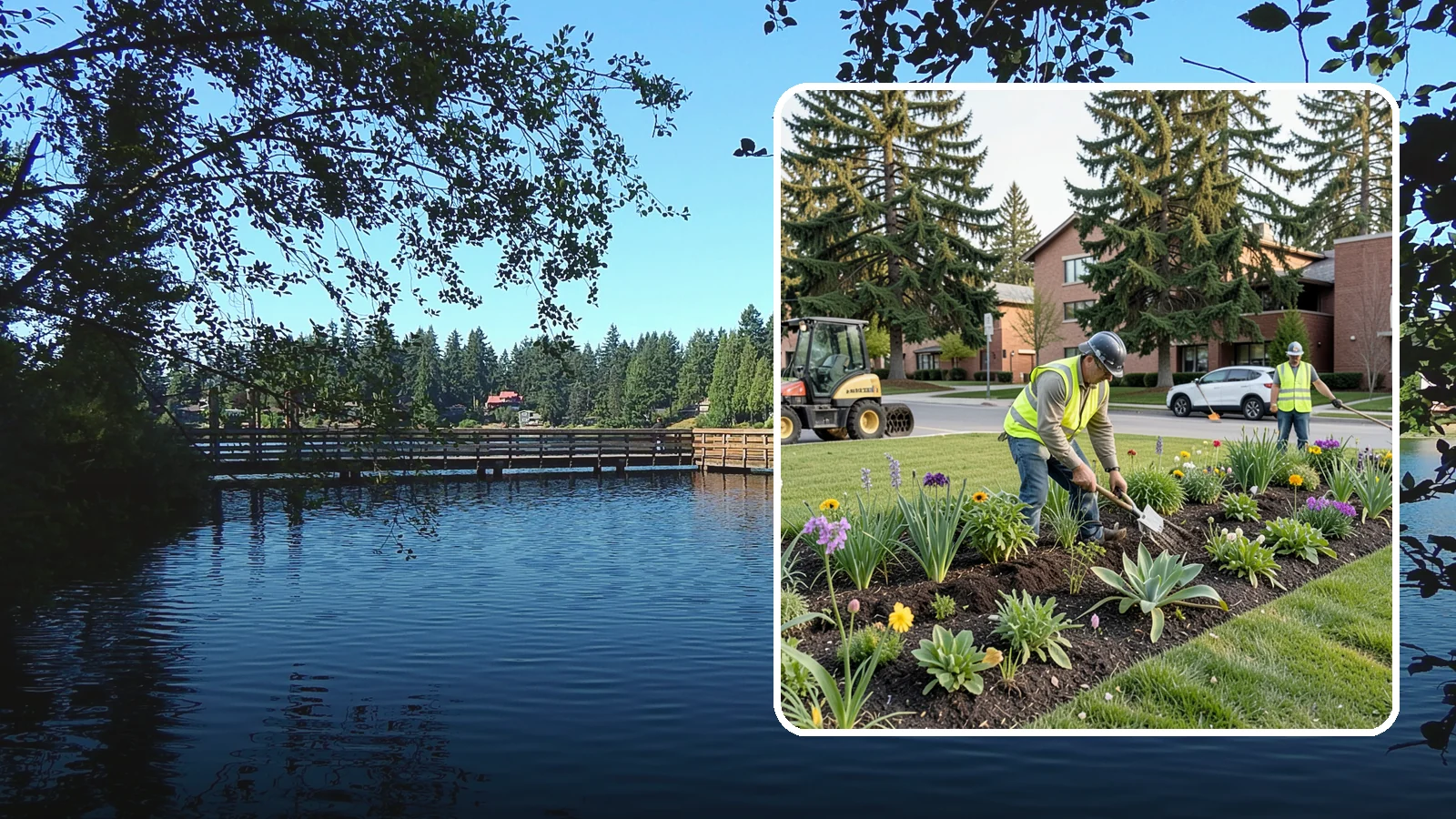 Public Flower Bed Maintenance in Federal Way, King County, WA - Ongoing care of civic flower beds that keeps public displays healthy, colorful, and weed-free.