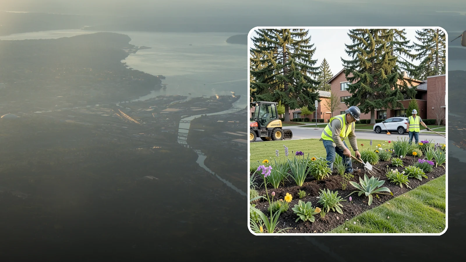Public Flower Bed Maintenance in Fife, Pierce County, WA - Ongoing care of civic flower beds that keeps public displays healthy, colorful, and weed-free.
