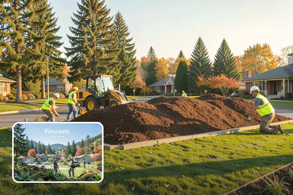 Public Flower Bed Maintenance in Fircrest, Pierce County, WA - Healthy, high-impact displays at prominent civic locations