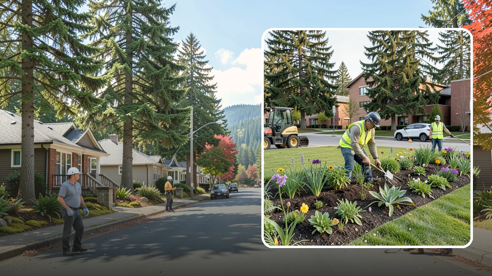 Public Flower Bed Maintenance in Hunts Point, King County, WA - Ongoing care of civic flower beds that keeps public displays healthy, colorful, and weed-free.