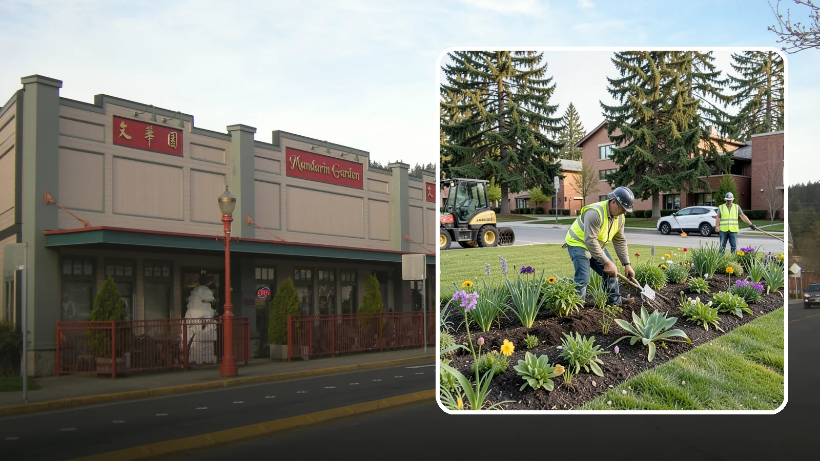 Public Flower Bed Maintenance in Issaquah, King County, WA - Ongoing care of civic flower beds that keeps public displays healthy, colorful, and weed-free.