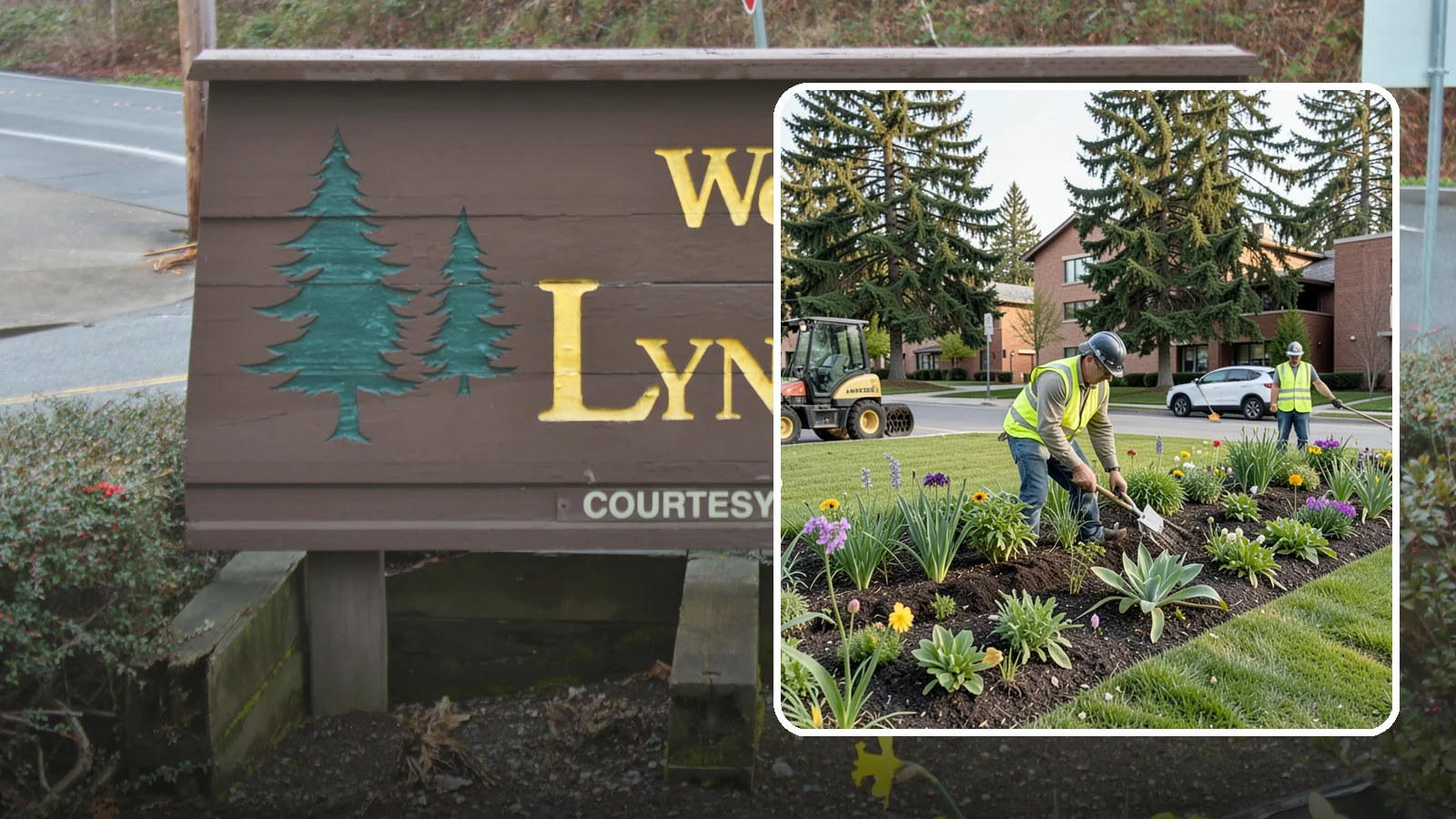 Public Flower Bed Maintenance in Lynnwood, Snohomish County, WA - Ongoing care of civic flower beds that keeps public displays healthy, colorful, and weed-free.