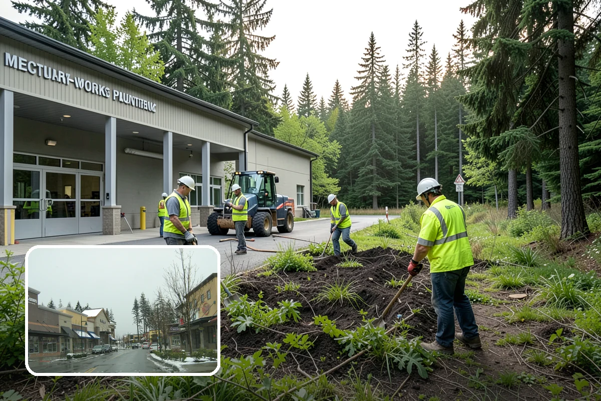 Public Flower Bed Maintenance in Mill Creek, Snohomish County, WA - Healthy, high-impact displays at prominent civic locations