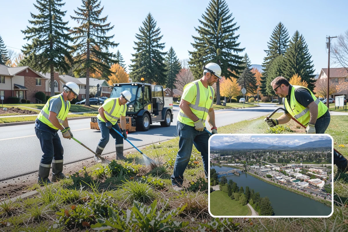 Public Flower Bed Maintenance in Mount Vernon, Skagit County, WA - Healthy, high-impact displays at prominent civic locations