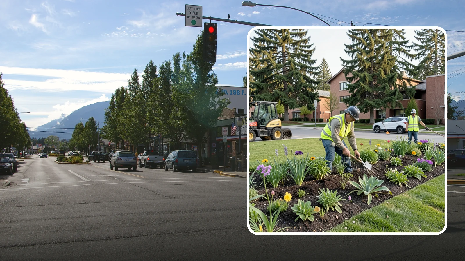 Public Flower Bed Maintenance in North Bend, King County, WA - Ongoing care of civic flower beds that keeps public displays healthy, colorful, and weed-free.