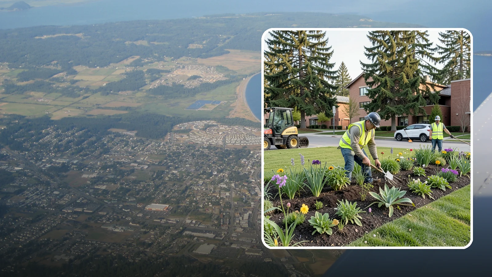 Public Flower Bed Maintenance in Oak Harbor, Island County, WA - Ongoing care of civic flower beds that keeps public displays healthy, colorful, and weed-free.