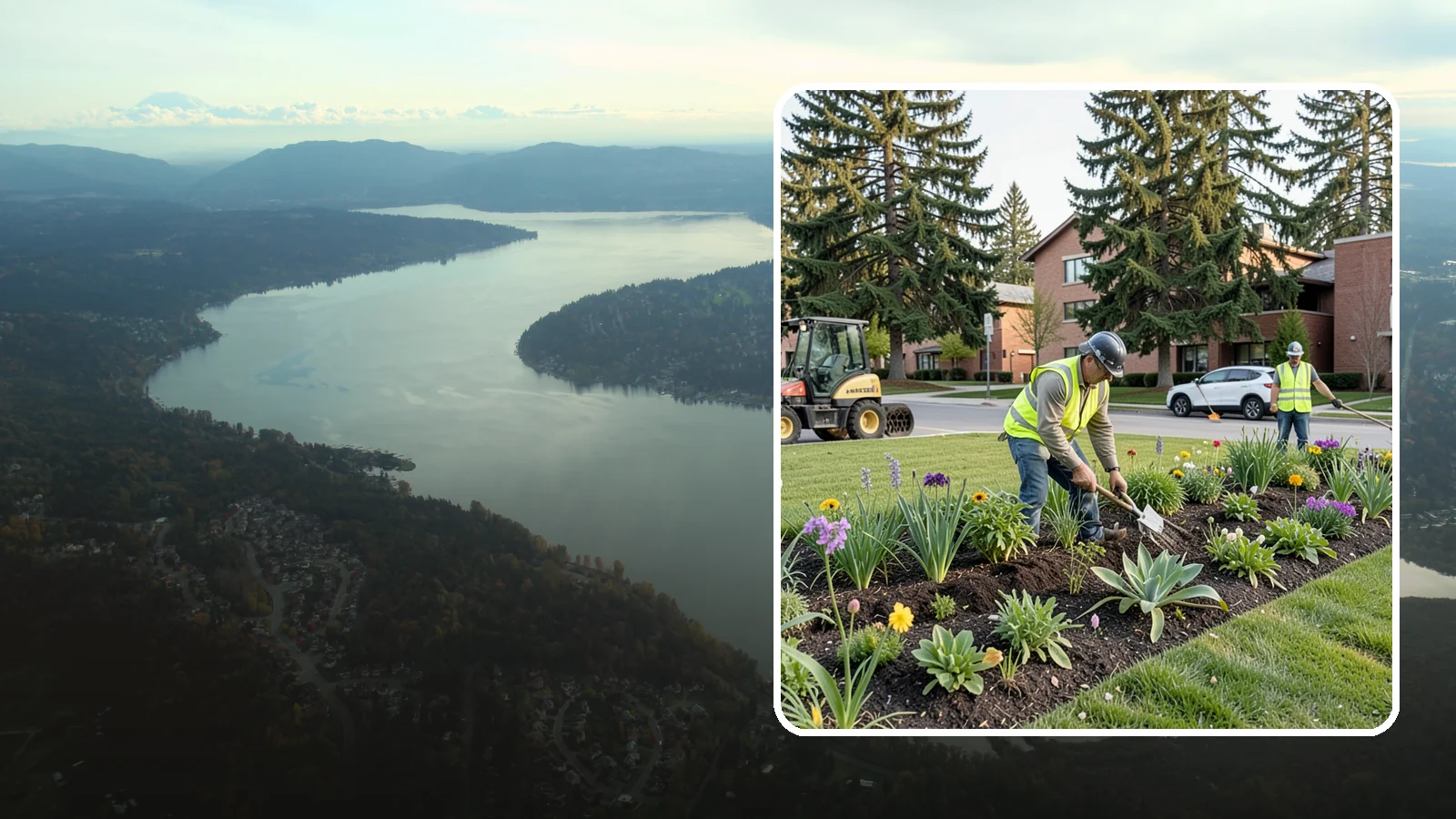 Public Flower Bed Maintenance in Sammamish, King County, WA - Ongoing care of civic flower beds that keeps public displays healthy, colorful, and weed-free.