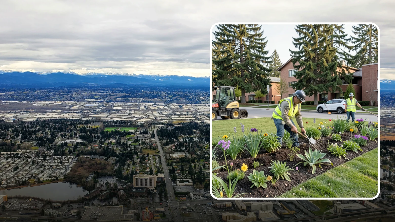 Public Flower Bed Maintenance in SeaTac, King County, WA - Ongoing care of civic flower beds that keeps public displays healthy, colorful, and weed-free.