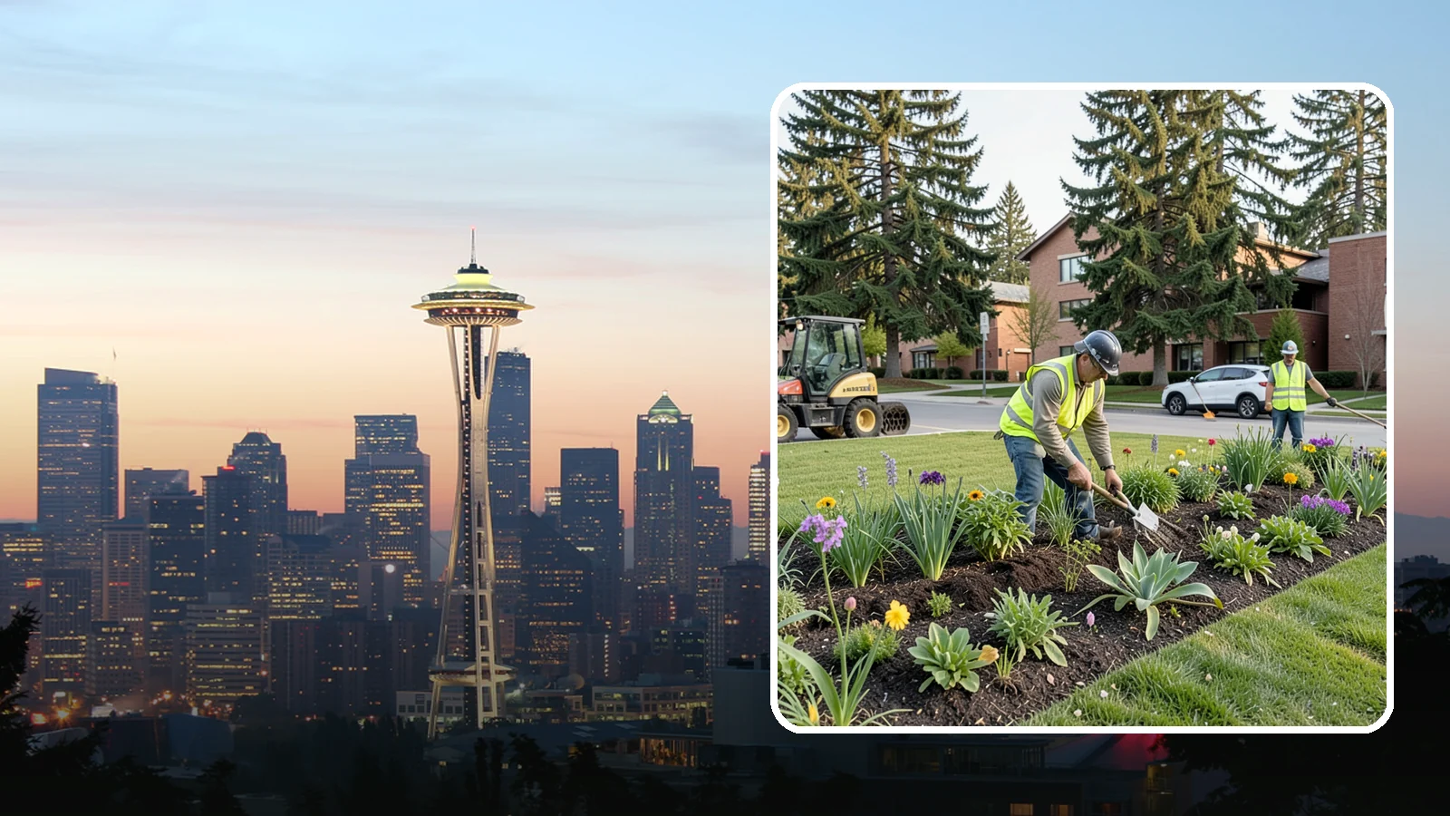 Public Flower Bed Maintenance in Seattle, King County, WA - Ongoing care of civic flower beds that keeps public displays healthy, colorful, and weed-free.
