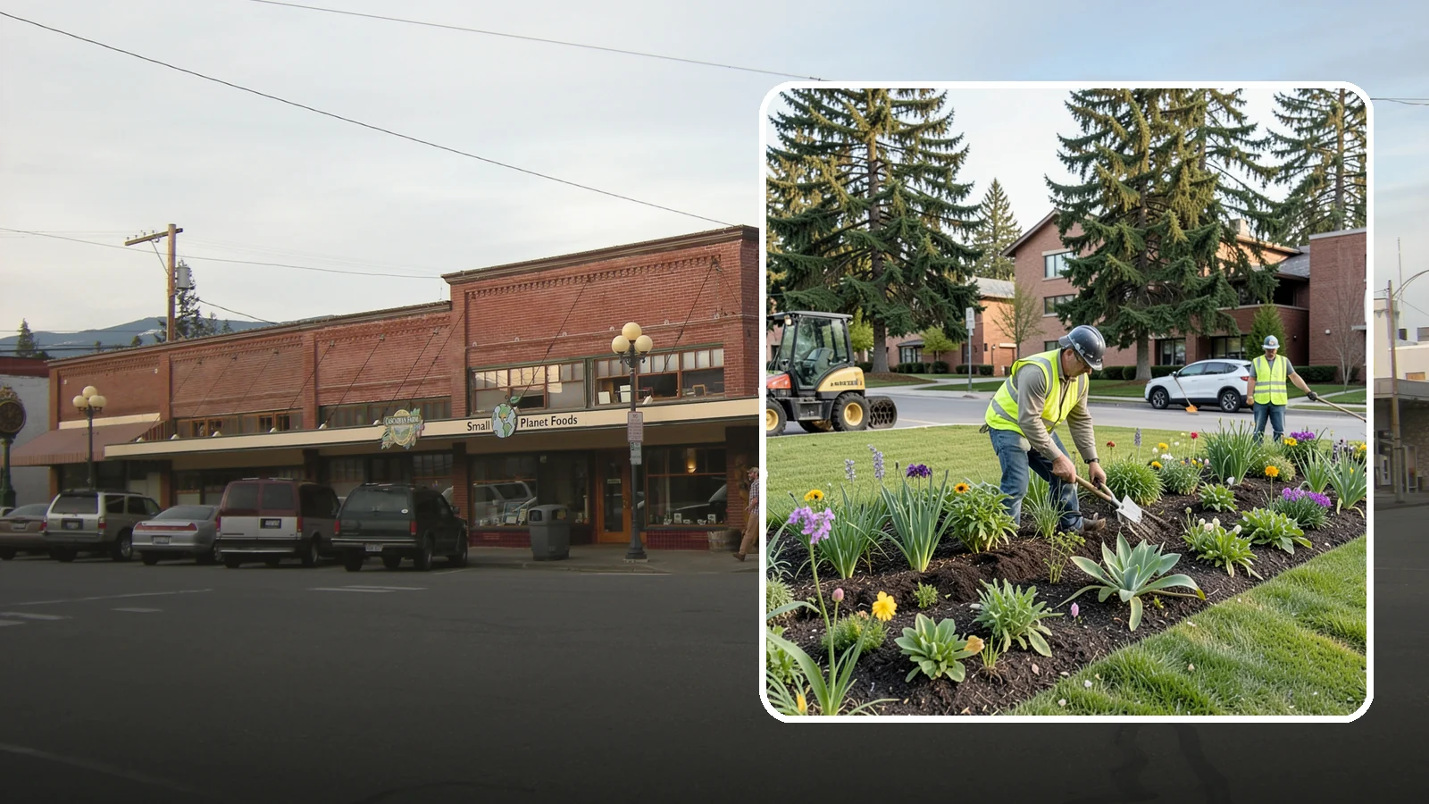 Public Flower Bed Maintenance in Sedro-Woolley, Skagit County, WA - Ongoing care of civic flower beds that keeps public displays healthy, colorful, and weed-free.