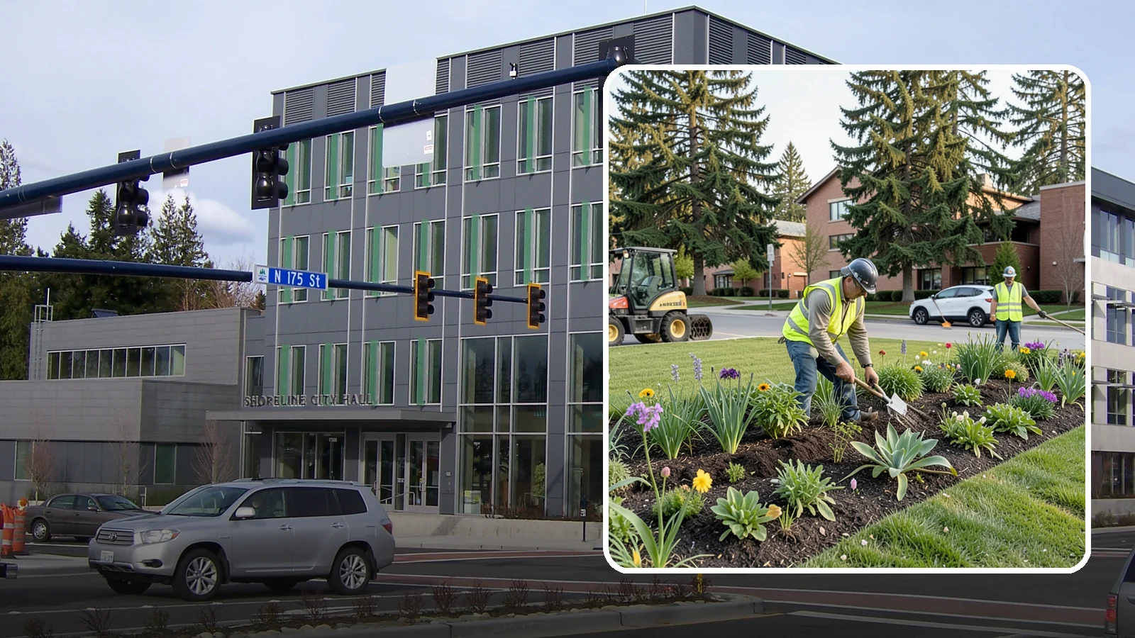 Public Flower Bed Maintenance in Shoreline, King County, WA - Ongoing care of civic flower beds that keeps public displays healthy, colorful, and weed-free.