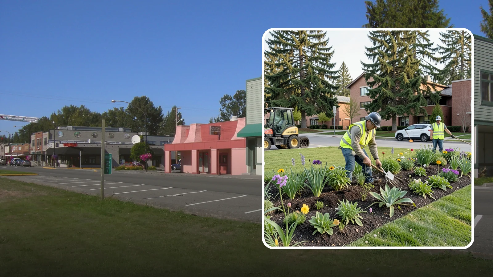 Public Flower Bed Maintenance in Snoqualmie, King County, WA - Ongoing care of civic flower beds that keeps public displays healthy, colorful, and weed-free.