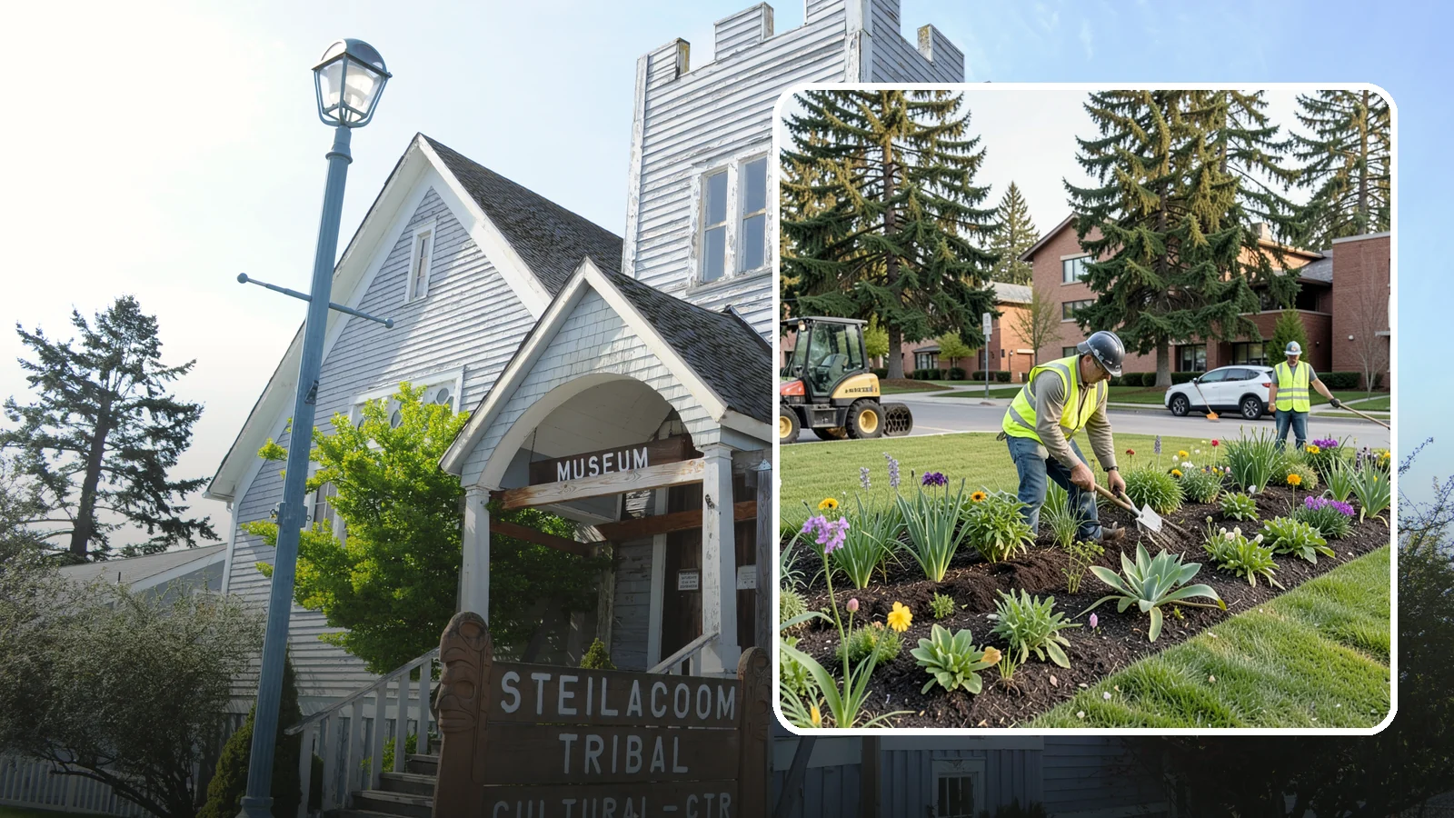 Public Flower Bed Maintenance in Steilacoom, Pierce County, WA - Ongoing care of civic flower beds that keeps public displays healthy, colorful, and weed-free.