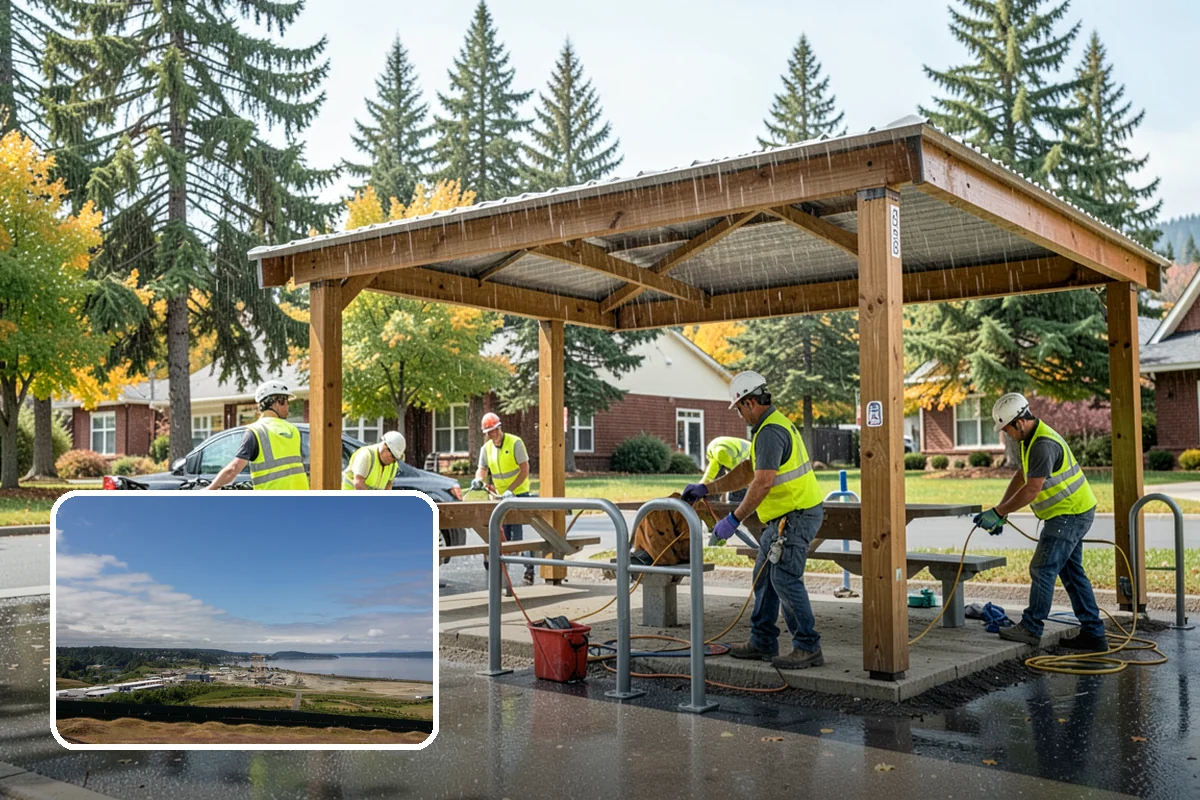Public Flower Bed Maintenance in University Place, Pierce County, WA - Healthy, high-impact displays at prominent civic locations