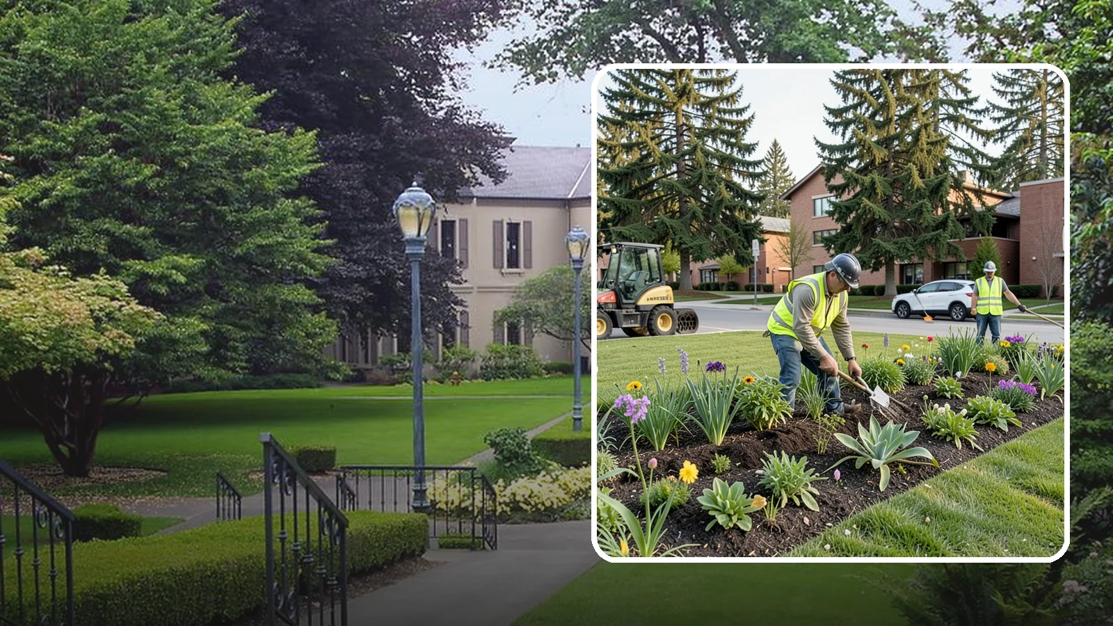 Public Flower Bed Maintenance in Woodinville, King County, WA - Ongoing care of civic flower beds that keeps public displays healthy, colorful, and weed-free.