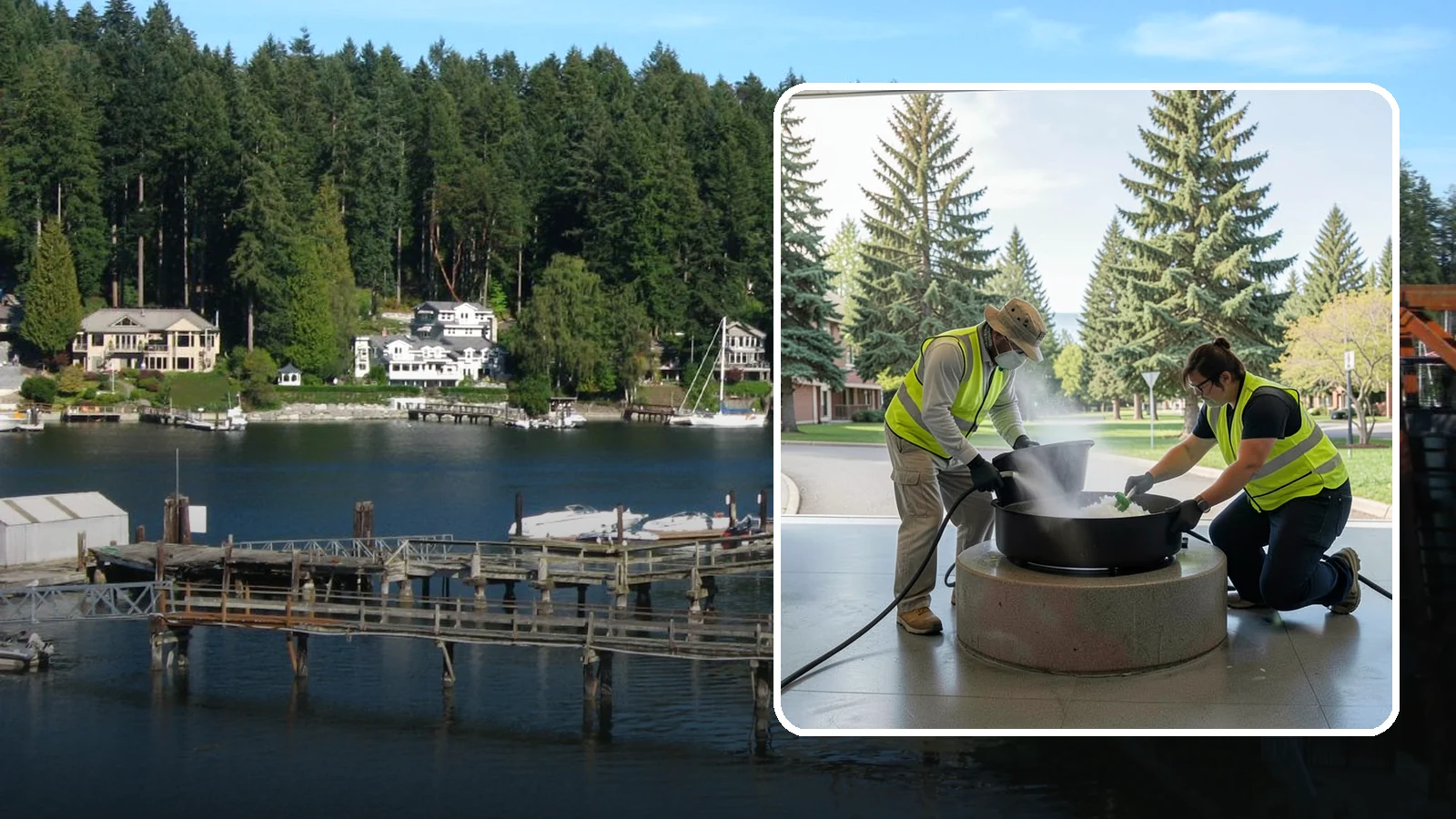 Public Monument Cleaning in Gig Harbor, Pierce County, WA - We gently clean public monuments, statues, and memorials using conservation-minded methods for Western Washington communities.
