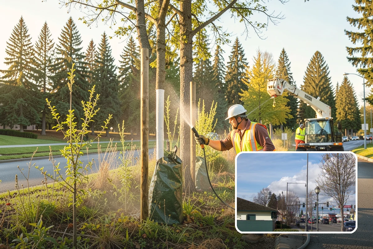 Public Monument Cleaning in Marysville, Snohomish County, WA - Conservation-minded methods clean without damaging materials