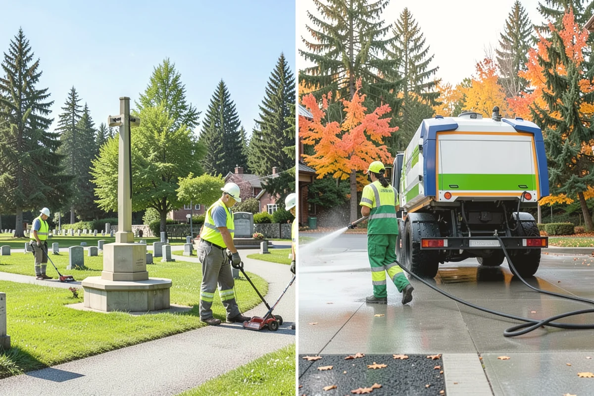 Public Monument Cleaning in University Place, Pierce County, WA - We evaluate the monument material and its condition