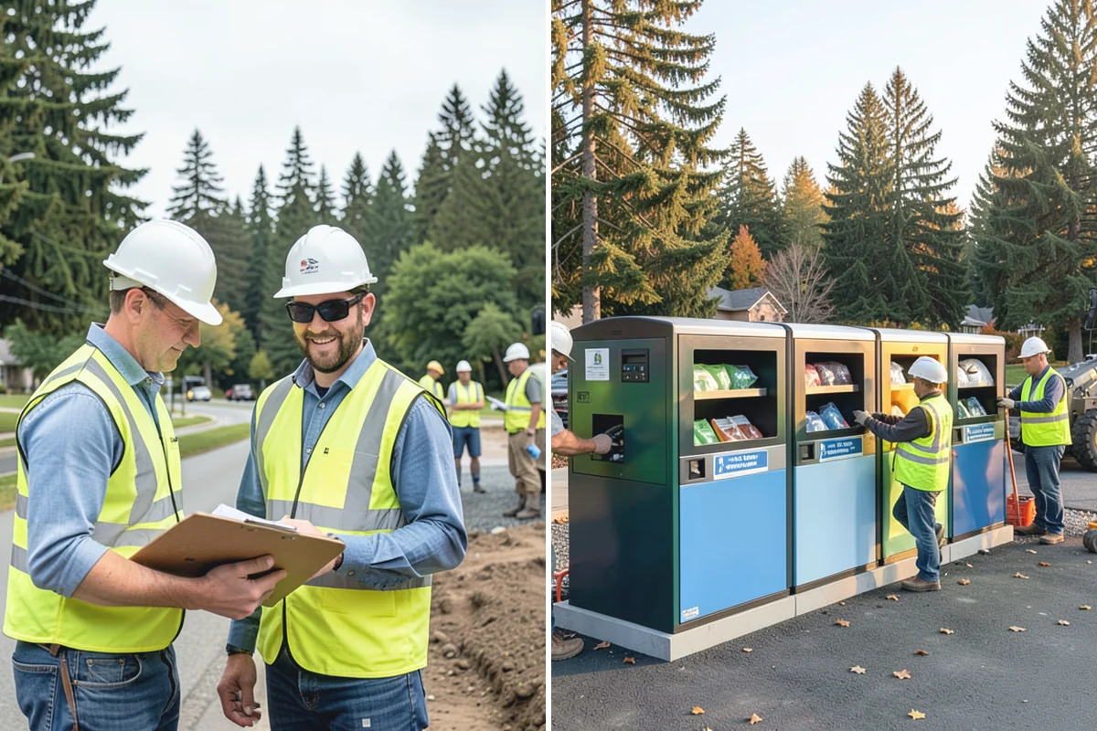 Public Parking Structure Cleaning in Auburn, King County, WA - We survey the structure and identify staining and drainage points