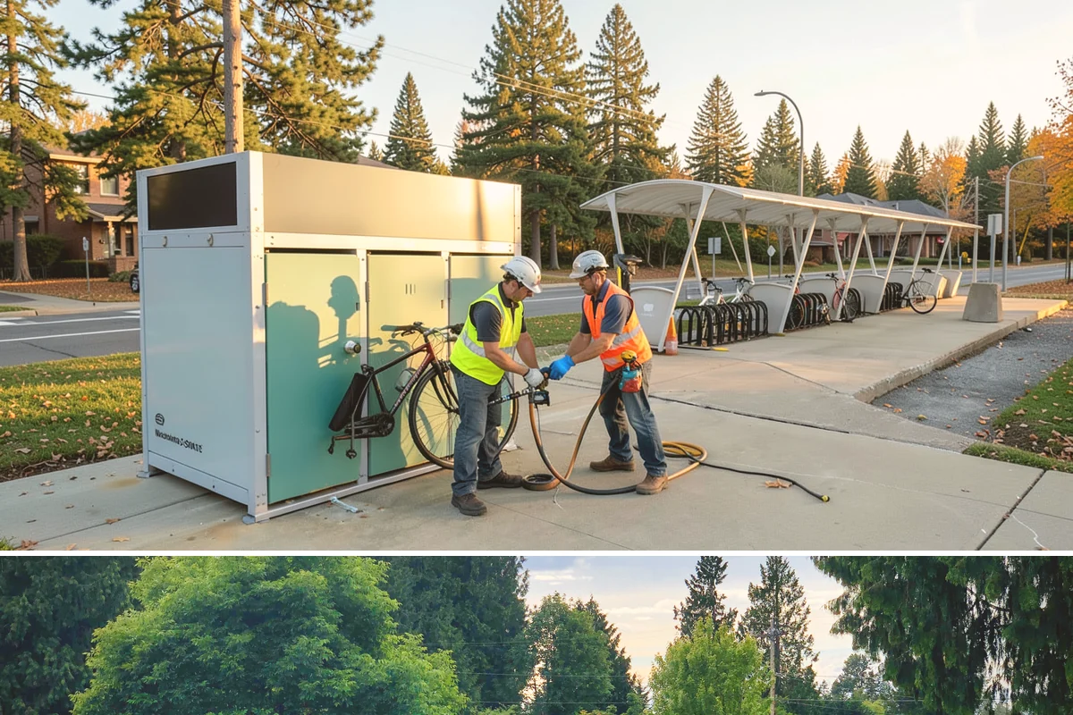 Public Parking Structure Cleaning in Bonney Lake, Pierce County, WA - Structure cleaning can be scheduled year-round since decks are covered, with phasing timed to periods of lower parking demand.