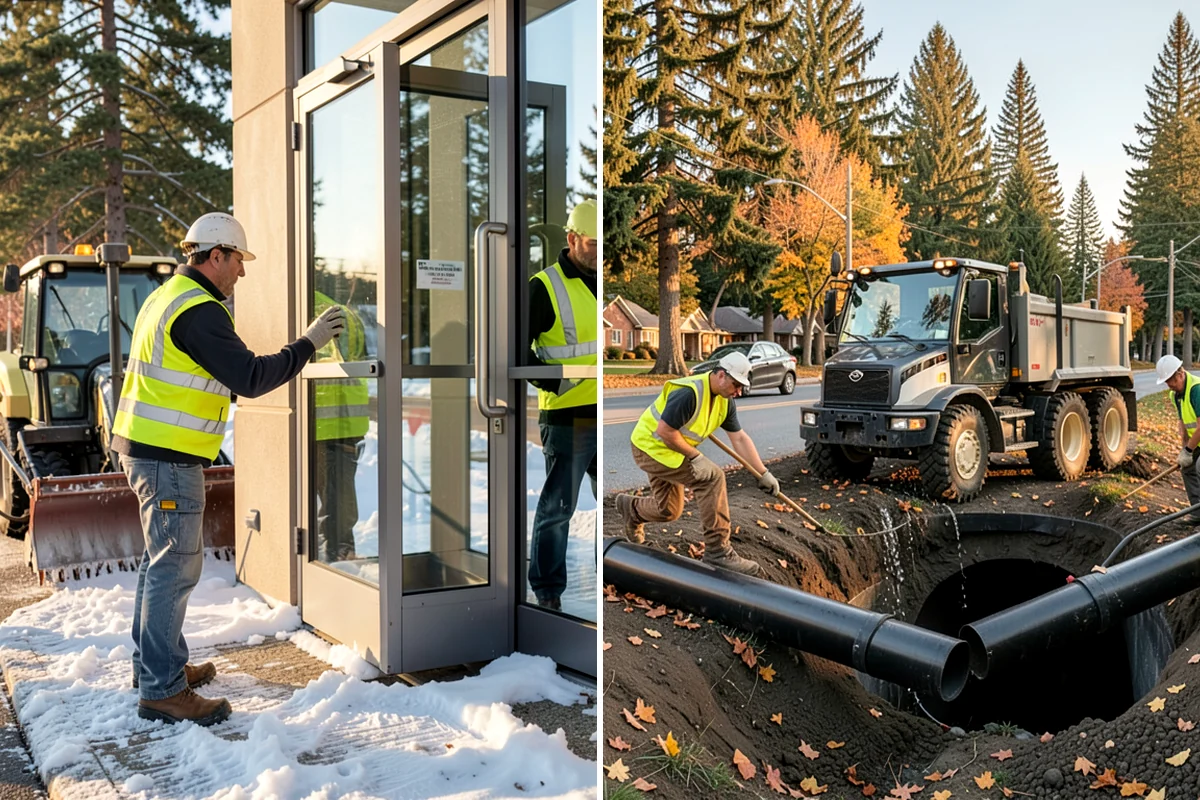 Public Parking Structure Cleaning in DuPont, Pierce County, WA - We survey the structure and identify staining and drainage points