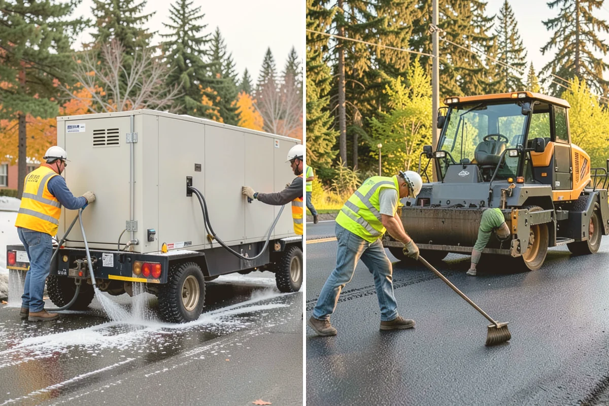 Public Parking Structure Cleaning in Eatonville, Pierce County, WA - We survey the structure and identify staining and drainage points